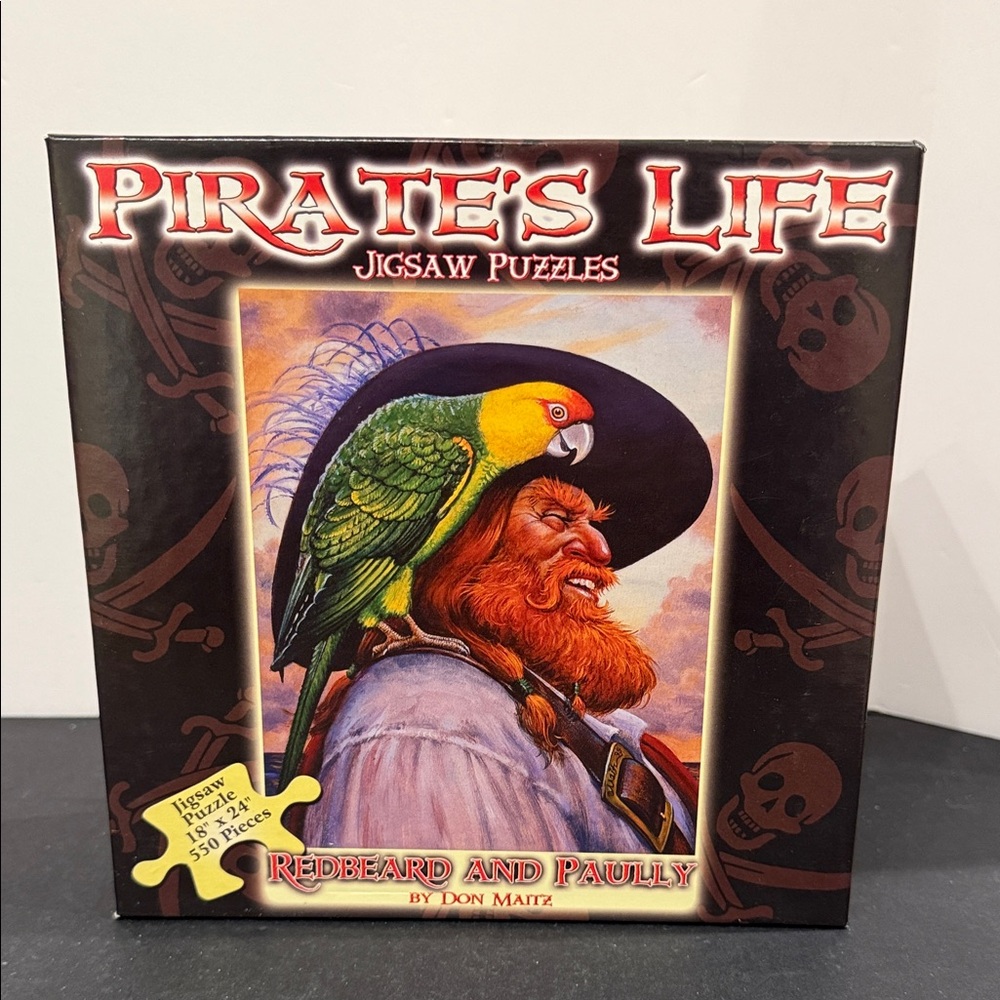 Channel Craft Pirate's Life Jigsaw Puzzle 550 PCS Redbeard & Paully SALE🔴3/$25!
